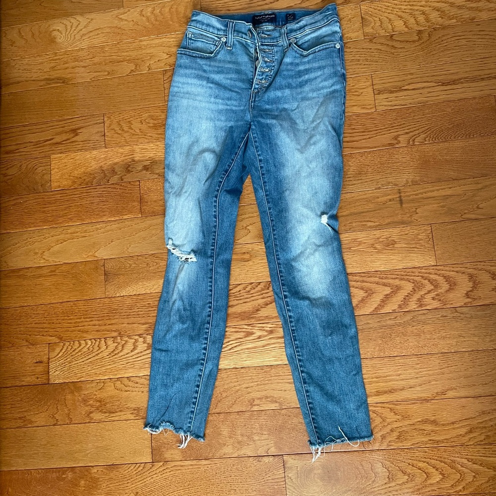 lucky brand ankle skinny jeans size 6/26